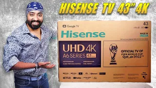 Hisense A6H 43" 4K (2022) Google TV | Hands Free Voice Control | Remote Finder | Unboxing and Review