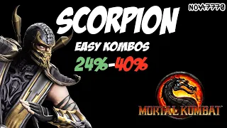 Easy Kombos: Scorpion - Mortal Kombat 9 (2011)
