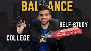 How to Manage SELF STUDY Along With Tight College Schedule | My Experience | Dr.Behind The Scenes