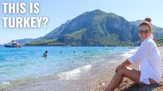 PERFECT Day Trip From KAS Turkey 🇹🇷 // Exploring Cirali Beach & Olympos // Turkey's AMAZING Beaches!