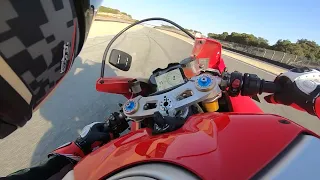 Ducati Panigale V4R Racing at Laguna Seca!