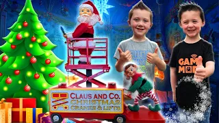 Unboxing Mr. Christmas Santa's Scissor Lift | Unbox Setup Christmas Animatronic | Lowes Holiday 2023