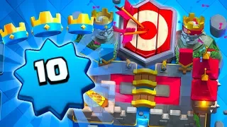 Я 10 ЛВЛ ДОШЕЛ ДО 4900 - ВСЕ БОИ НА 3 КОРОНЫ | Clash Royale