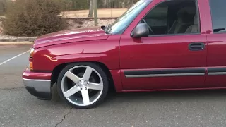 Chevy Silverado 4/6 Lowering Kit on 22’s