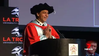 Shah Rukh Khan receives an honorary doctorate from La Trobe Universty -all videos and images