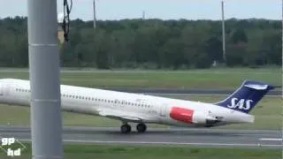 SAS I MD 82 I Takeoff Berlin-Tegel