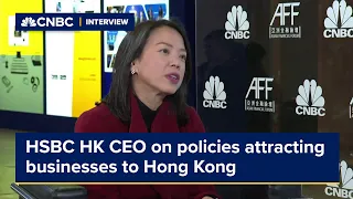 HSBC Hong Kong CEO on how to attract business back to the region