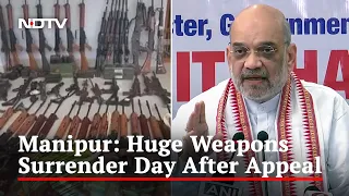 140 Weapons Surrendered In Manipur Day After Amit Shah's Peace Appeal
