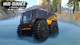 Spintires: MudRunner - SHERP 4X4 Floating Vehicle Endurance Tests under Extreme Conditions