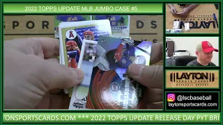 2022 Topps Update Series Baseball Jumbo 6 Box FULL CASE Break #5