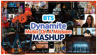 BTS (방탄소년단) "Dynamite" @ Music On A Mission reaction MASHUP 해외반응 모음