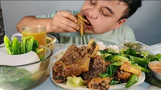 Pork leg spicy/Vawk ke mukbang//Mautuai bai leh Hmarchapui bawl nen//Antam nen//Like and subscribe