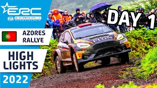 ERC Rally Highlights : Day 1 : ERC Azores Rallye 2022