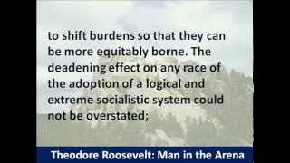 President Theodore Roosevelt - Man in the Arena Speech - 1910 - Hear the Full Text