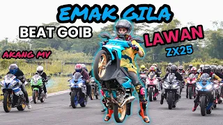 BEAT EMAK GILA LAWAN MOGE AKANGMV | ZX25R #emakgila #emak