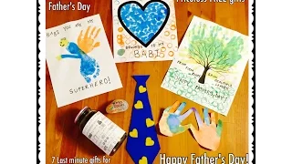 How to: 7 DIY Father's Day Ideas that are Handmade Easy Quick and under $1 Tutorial