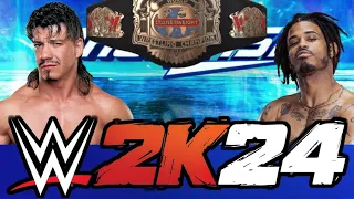 Wes Lee vs Eddie Guerrero - WCW Cruiserweight Championship (WWE 2K24)