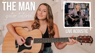 Taylor Swift The Man Guitar Tutorial (Tiny Desk Concert Live) // Nena Shelby