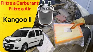 remplacer filtre à air et filtre a gasoil Renault Kangoo II 1.5 dci