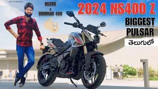 2024 NS400 price & specs in Telugu | Finally The Biggest Pulsar Bike Launched| Cheapest 400cc Bike💥