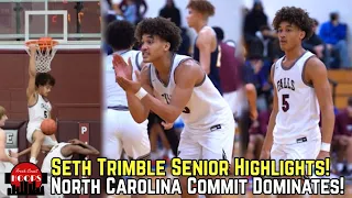 Seth Trimble Senior Highlights! North Carolina Commit Is The Truth!