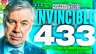ANCELOTTI'S INVINCIBLE 4-3-3 (3.5+ Goals) FM23 Tactics! | Football Manager 2023 Tactics