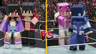 Aphmau Aaron vs Zane Kawaii~Chan