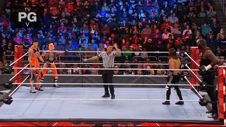 Dominik Mysterio & Rey Mysterio vs AJ Styles & Omos - Raw 12/20/21