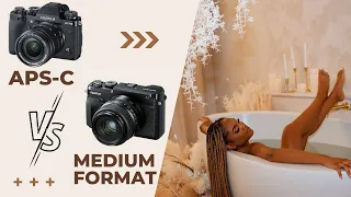 Fuji Medium Format vs APS-C + BTS Photoshoot in Studio & Street