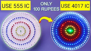 Running Led Chaser || Led Chaser Light Circuit || Dipawali  Decoration Light || Use 4017 And 555 Ic