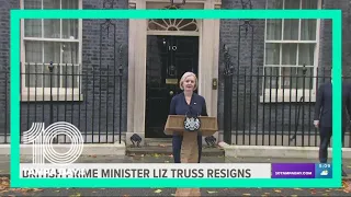 British Prime Minister Liz Truss resigns less than two months into job