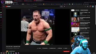 Smzinho Reagindo ao trote do John Cena