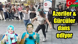 Azerbaycanlilar ve Gurculer Tbilisin merkezinde LEZGİNKA 2020 | | 🇹🇷🇦🇿 | Pakistani Reaction