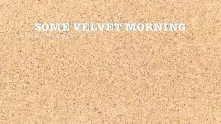 Some Velvet Morning - Lyrics