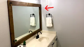 How To Easily Make A Custom Mirror Frame