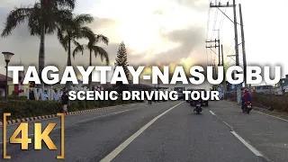 A Scenic Sunset Drive From Tagaytay to Nasugbu, Batangas | Driving Tour | 4K | Philippines