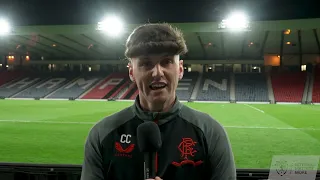 REACTION | Coach Cameron Campbell reacts to Rangers' Cup Final Victory | Scottish Youth Cup