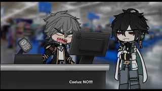 Caelus loses his job at Walmart!?  [[ GachaClub × Honkai: StarRail ]] Ft. Dan Heng & Pela