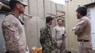 Marine Advisor team turns over operating base in Sangin Valley to Afghan National Army