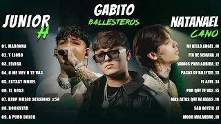 Natanael Cano, Junior H, Gabito Ballesteros Grandes Exitos Mix 2024 | Más Escuchado en Este Momento