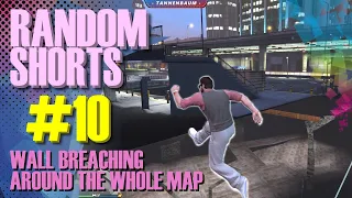 🍿 GTA 5 ▶ Random Shorts #10 ▶ Wall Glitching Around The Map ▶ GTA V Online ▶ 🍿🍿🍿(💜)