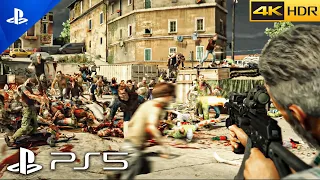 (PS5) WORLD WAR Z IS AMAZING | ULTRA High Graphics Gameplay [4K 60FPS HDR]