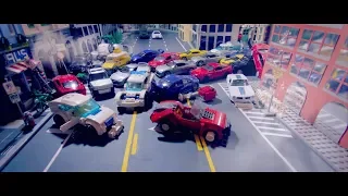 LEGO New York Zombie Car Chase Scene (From F8 Trailer)