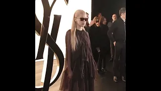 ROSÉ at the @YSL Women’s Winter 24 Show for #ParisFashionWeek! 🤎🐿✨ #rose #blackpink #blink