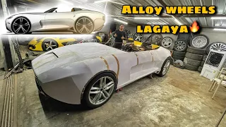 Finally Alloy wheels laga diya and rear look bana diya🔥