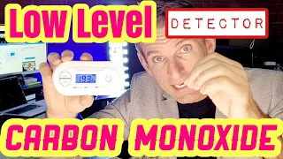 Low Level Carbon Monoxide Detector (RV, Camper, Elderly, Young)