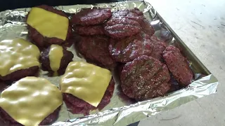 Pit Boss Pellet Grill Burgers ..fast and easy!!!