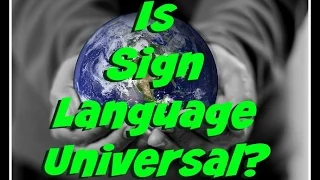 Is Sign Language Universal? ┃ ASL Stew