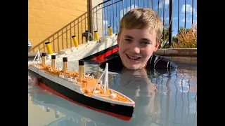 LARRY LIFE TITANIC SUBMERSIBLE AND MONSTER 5FT TITANIC FUN!!!