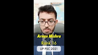 How Arnav Mishra (Rank 16 UP PSC) Kept Himself Motivated